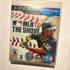MLB 13: The Show PS3 Multiplayer Online Play Move Compatible 3D E 2013 SEALED 