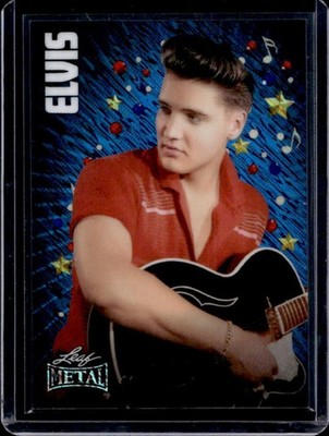 2024 Leaf Elvis Presley Icons Collection Metal Shimmer Dark Blue
