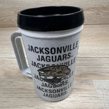 VTG Jacksonville Jaguars Super Thermo 7 Eleven Travel Cup 22oz Betras USA