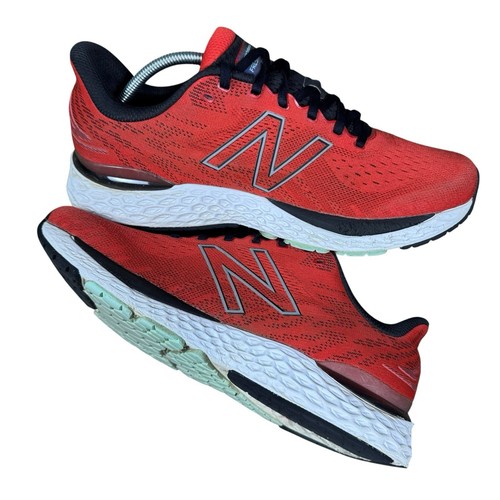 New Balance 880v11 Mens 12.5D Fresh Foam Red Lace Up Running Shoes Sneakers - Picture 5 of 8