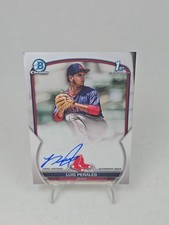 Luis Perales 2023 Bowman Chrome 1st On Card Auto #CPA-LP Boston Red Sox