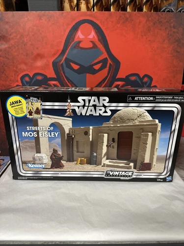 Star Wars 3.75 Vintage Collection Streets Of Mos Eisley Playset In Hand NIB