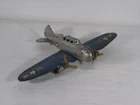 VINTAGE MARX P-35 SEVERSKY U.S. AIRPLANE PRESSED STEEL