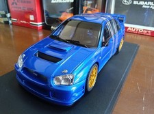 AUTOart Subaru New Age Impreza WRX STi GDB Blue 1/18 Mint JAPAN