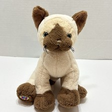 GANZ WEBKINZ Siamese Cat Kitten Plush Stuffed Animal HM160 - NO CODE