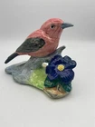 Stangl Large Red Scarlet Tanager Bird Pottery Figure