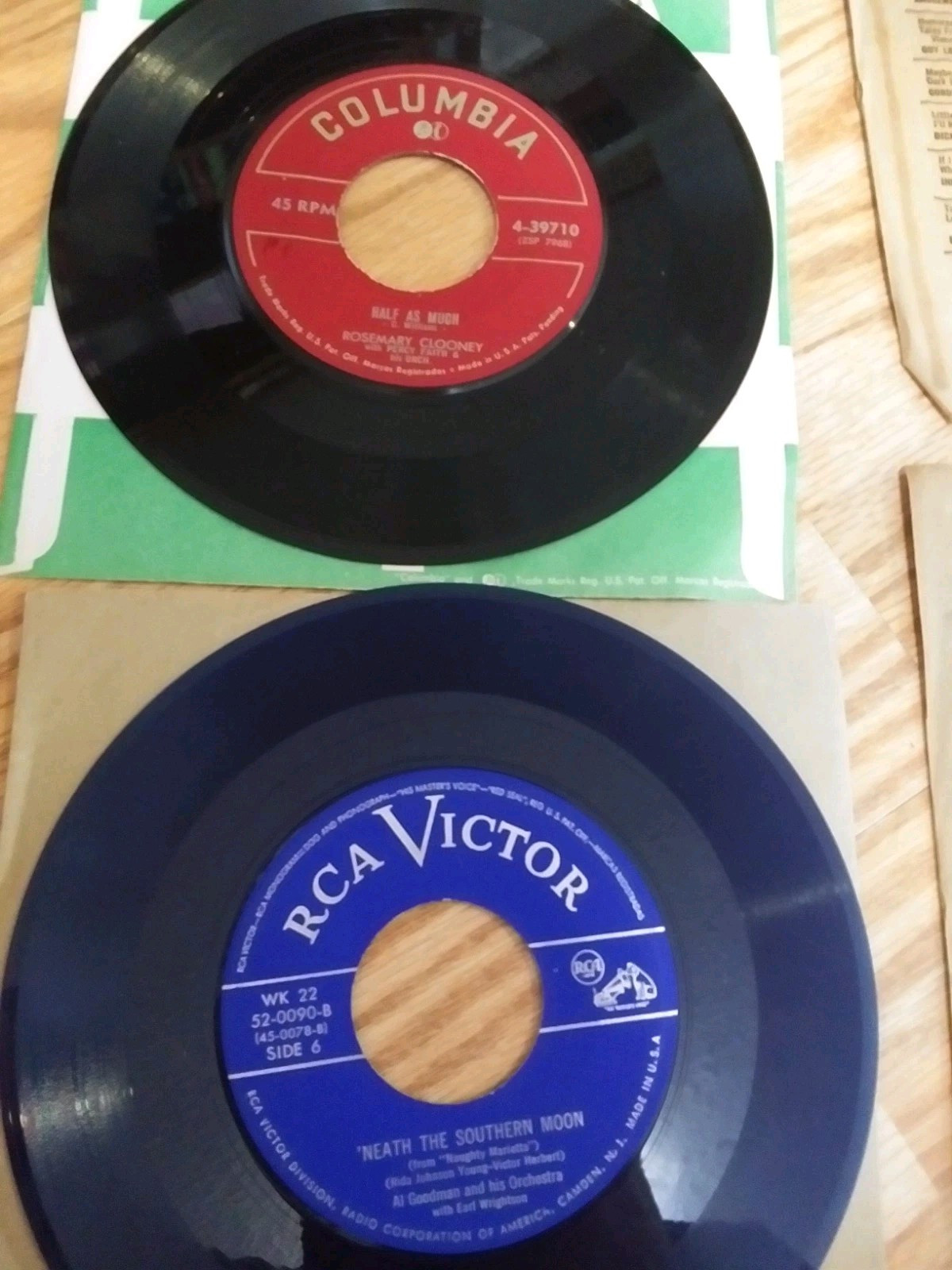 Lot Of 45s Records. Various Artists. 7 Records Total