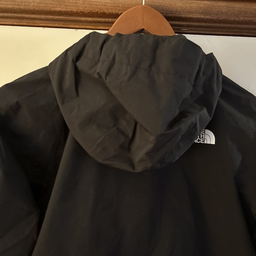 North Face Jacket Boys Large Black Dryvent Raincoat Windbreaker Thick Material - Picture 9 of 14