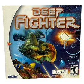 Deep Fighter (Sega Dreamcast, 2000) Disc 1 Only Case Manual + Reg Card Tested