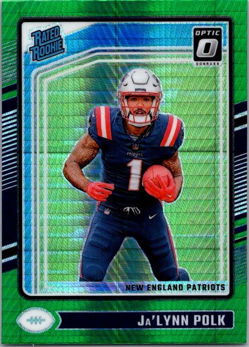 2024 Donruss Optic #240 Ja'Lynn Polk Green Hyper