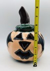 Jack O Lantern Talavera Pumpkin Mexican Pottery Folk Art Halloween Candleholder — photo 9
