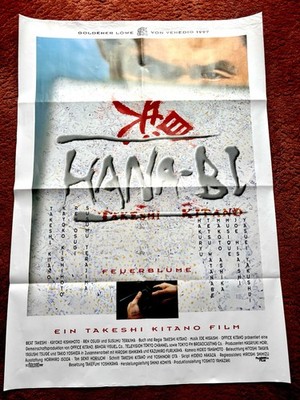 Hana-Bi Kinoplakat Poster A1, Feuerblume, Takeshi Kitano