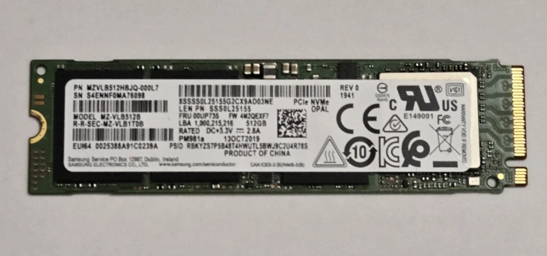 Samsung 512 GB Solid State Drives for sale | eBay