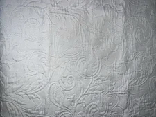 FRONTGATE Gray Resort Tile Matelasse STANDARD Egyptian Cotton Pillow Sham Set/ 2