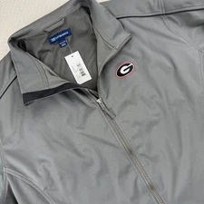 NWT Cutter & Buck Jacket Mens 2XT XXL Tall WeatherTec Softshell Georgia Bulldogs