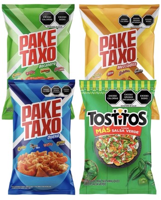 Sabritas Paketaxo Tostito bundle papas authentic Mexican chips 60g