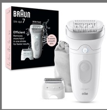 Epilator Braun Silk- pil 7 Women Shaver Trimmer Wet Dry Wide Head SE7-041 Hair