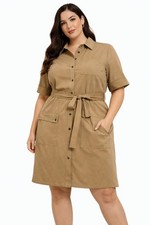 Tommy Hilfiger Brown Dress Size 16