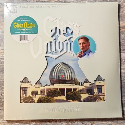 SEALED Glass Onion OST 2LP Clear Vinyl Mondo Knives Out Soundtrack 2023