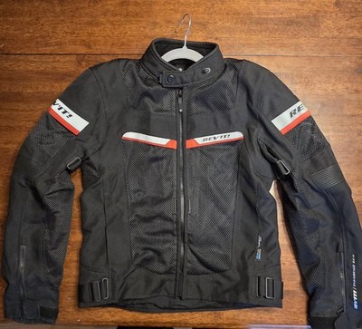 REVIT Tornado 3 Motorcycle Jacket Size S Unisex Bike Jacket Black