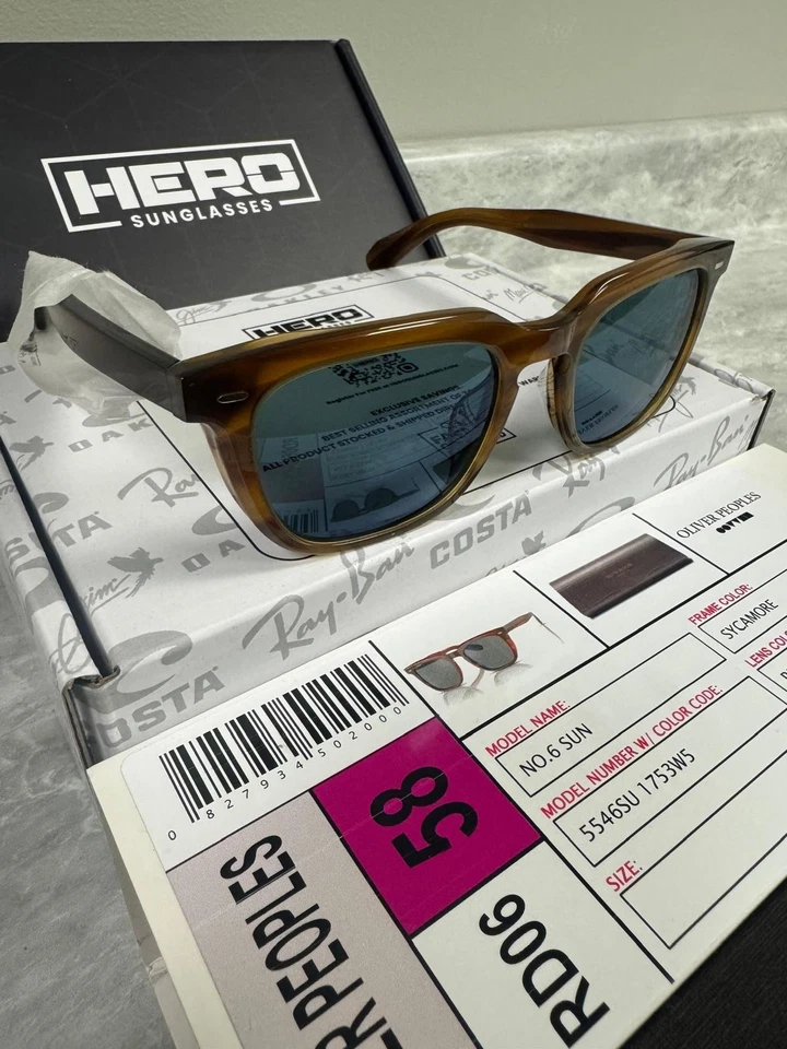 OLIVER PEOPLE | NUEVO | Nº6 SUN | 5546SU 1753W5 | SICÓMORO | AZUL REAL Foto 2 de 4