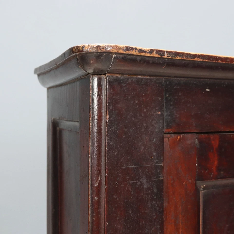 Buffet Louis Philippe Ancien Noyer Peuplier Italie XIXe Siècle Original - Photo 4/4