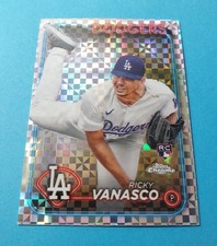 2024 Topps Update Chrome Ricky Vanasco X-Fractor RC #USC60 LA Dodgers