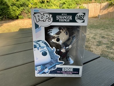 Funko Pop Stranger Things Vinyl Figur #1462 Eddie mit Gitarre. 6116