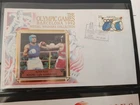 SPAIN FDC FIRST DAY COVER BARCELONA OLYMPIC GAMES 1992 ROBIN REID BOXING