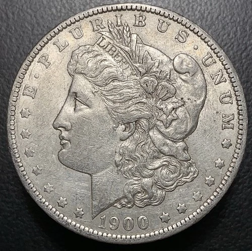1900 O Morgan Silver Dollar New Orleans Mint Choice Original AU US Coin
