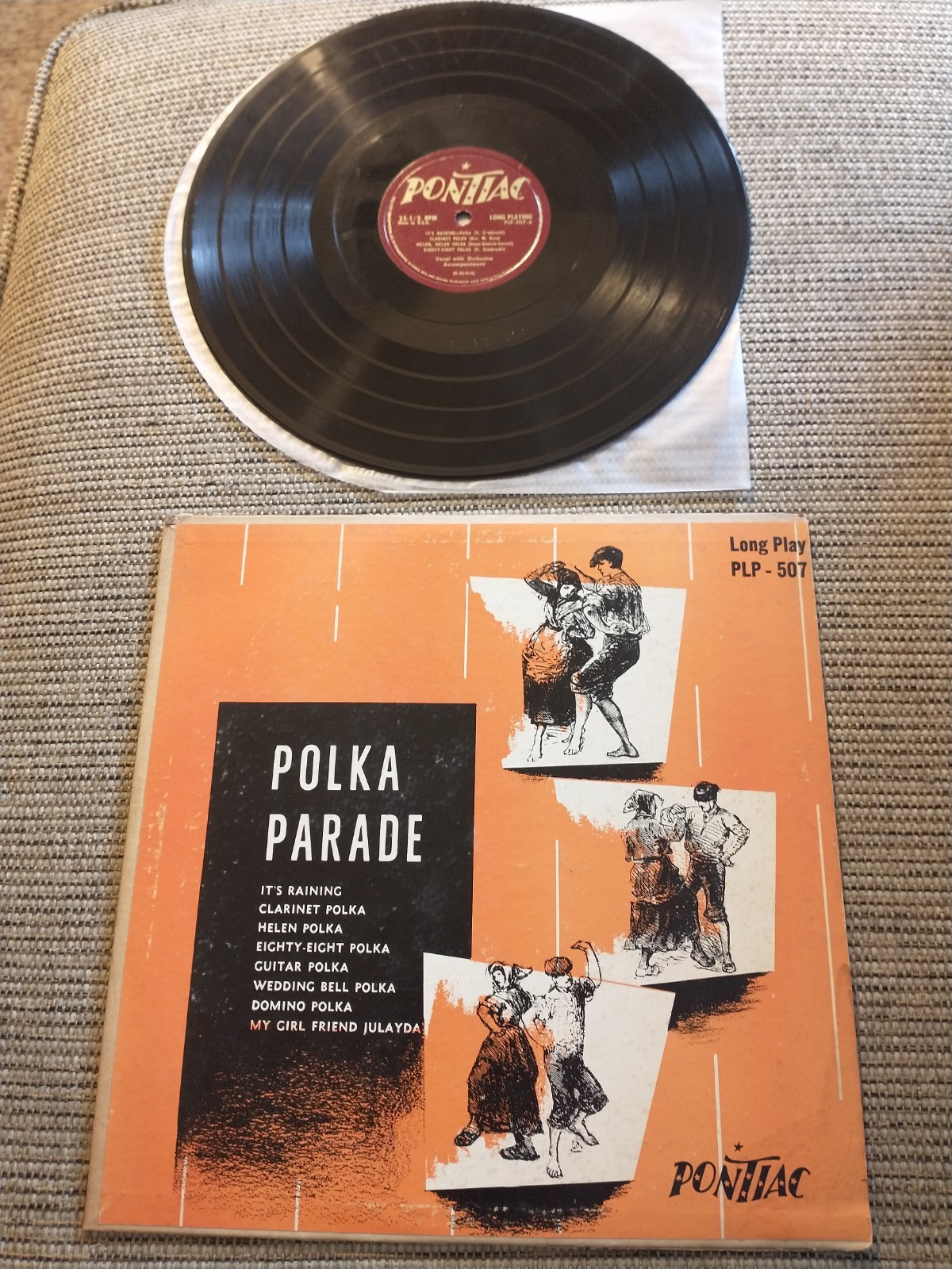 Vintage 1950s 10" Vinyl Four Record Lot. RCA Victor Decca Pontiac Merit Records.