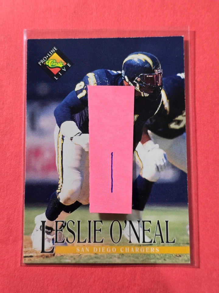 1994 Pro Line Live #129 Leslie O'Neal, cd1 - Image 3 of 3