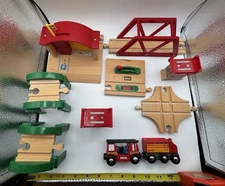 Brio Trains Toy Engine Train Tracks Locomotive Station Huge Lot Used Fast Ship