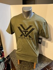 Vortex Men  s T-shirt Olive Drab Medium Cotton Polyester - Athletic Fit - NWT