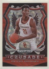 2020-21 Panini Prizm Draft Picks Crusade Ruby Wave Prizm Onyeka Okongwu #85 ib6