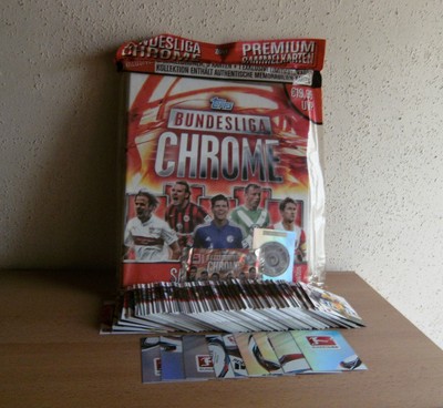 Topps Bundesliga Chrome 2014/15 Komplettset aller 242 Karten + Starterset in OVP