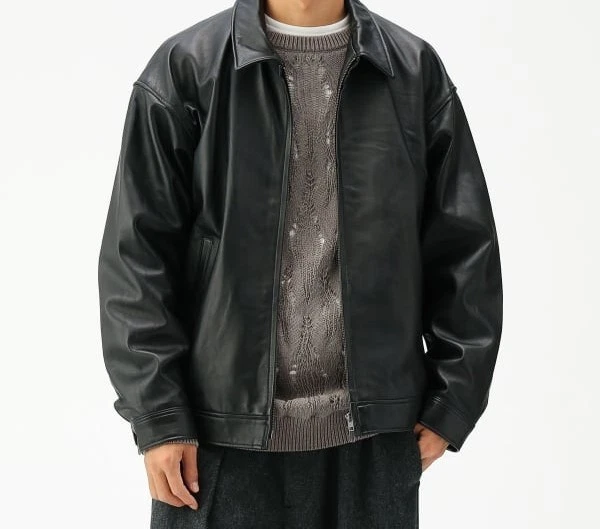 25+ Beams Leather Outer Shell Coats, Jackets & Vests for Men for