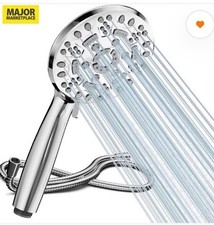 Cobbe Shower Head with Hose, High Pressure Shower Heads with 8 Spray Modes,
