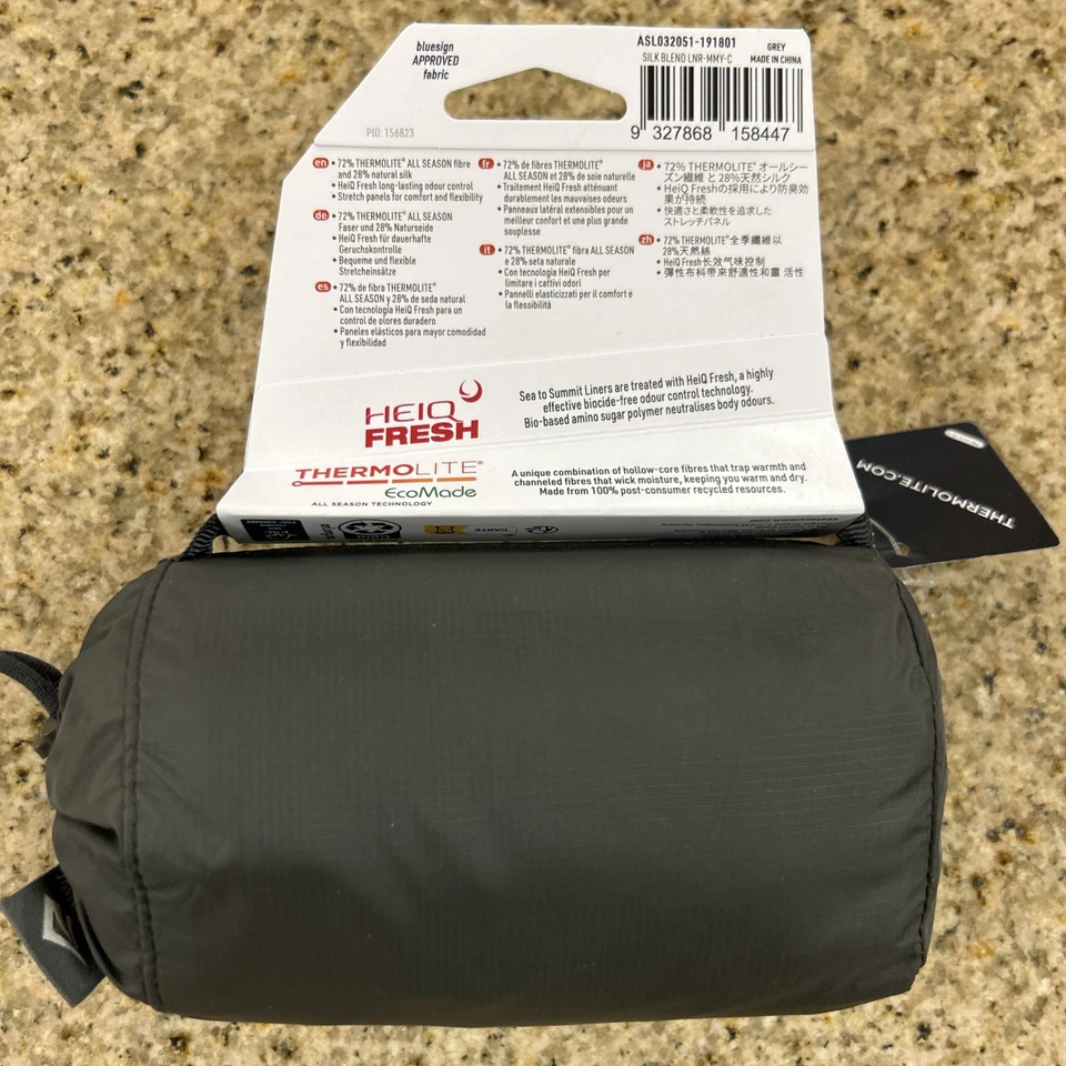 Sea To Summit Silk Blend Liner Compact Mummy Thermolite - New With Tags - Image 4 of 4