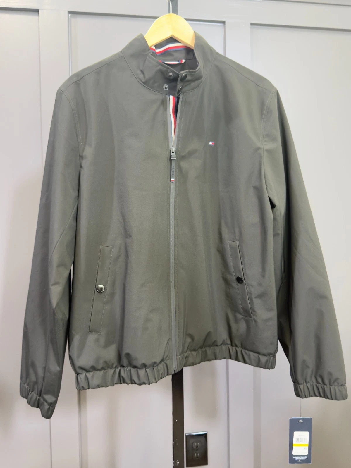 NWT Tommy Hilfiger Stretch Water/Wind Resistant Jacket Black, M, $175 MSRP