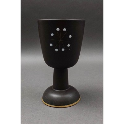 Jane Gordon Martz Marshall Studios MCM Starburst Art Pottery Chalice Goblet