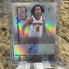 Topps Signature Class 2026 Pacôme Dadiet Manuscripts MS-PD Auto Knicks