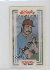 1983 Kellogg's 3-D Super Stars Keith Hernandez #49 0v7a