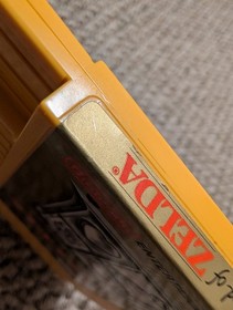 NES The Legend of Zelda Yellow Test Cart Nintendo Service Center Authentic Rare