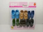 Vintage 2002 Ken Friend of Barbie 6 Pairs Of Shoes Sandals Boots New SEALED