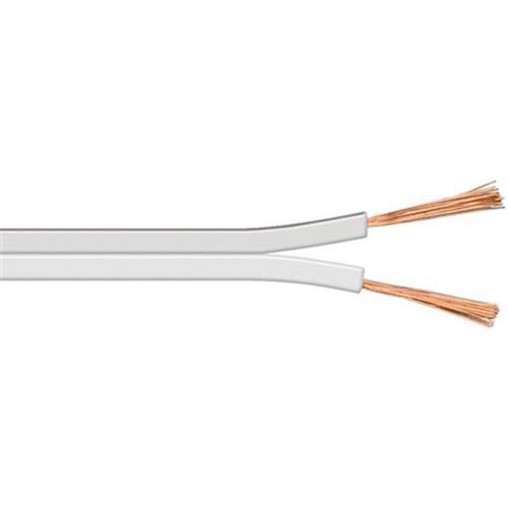 Goobay Lautsprecherkabel 100m Spule 2x40mm CCA wei 15138 12590₽