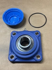 Marbett SS-SB206 30mm Stainless Steel Thermoplastic 4-Bolt Flange Bearing Unit thumbnail 1