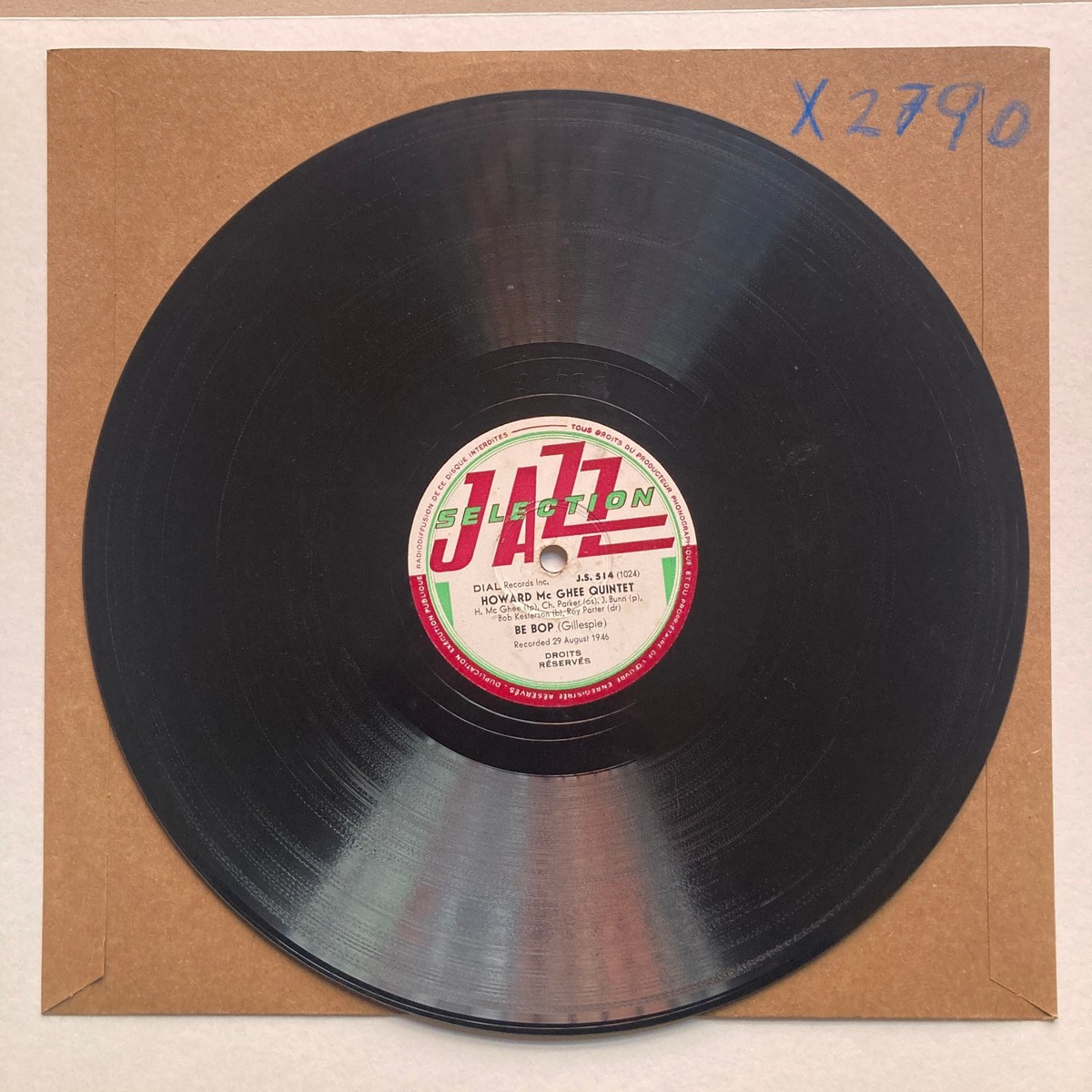 超レア盤‼︎ MILES DAVIS / CHARLIE PARKER SP盤 Charlie Parker 78rpm **Charlie Parker All Stars (Miles Davis