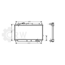 Radiateur Kia SEPHIA