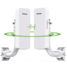Wireless Bridge, 3KM 5.8G Point to Point Outdoor CPE, Long Range WiFi Bridges...